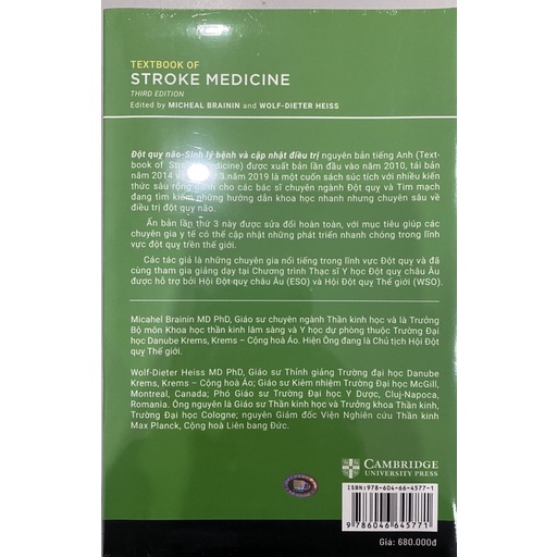 Sách - Đột quỵ não sinh lý bệnh và cập nhật điều trị