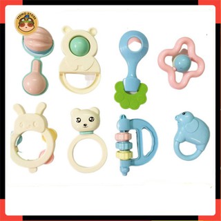 Đồ Chơi Xúc Xắc Trẻ Em Loại Đẹp, Chất Liệu Nhựa Đặc, Màu Sữa Bắt Mắt, Âm Thanh Vui Tai - Teemostores