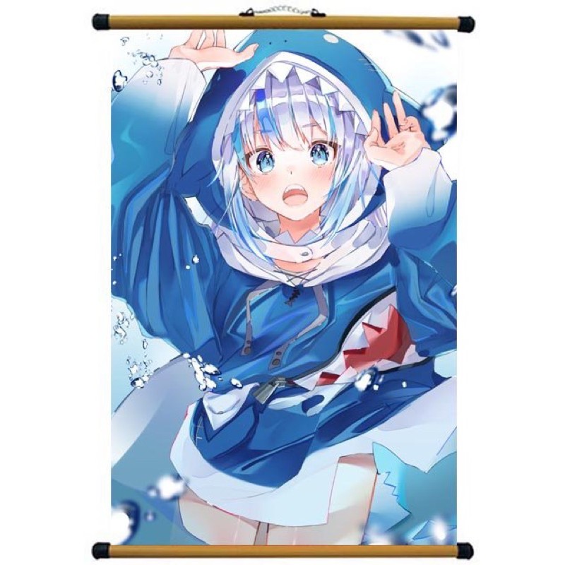 ảnh Poster treo tường Gawr Gura-Hololive/ tranh treo tường vtuber gawr gura hololive