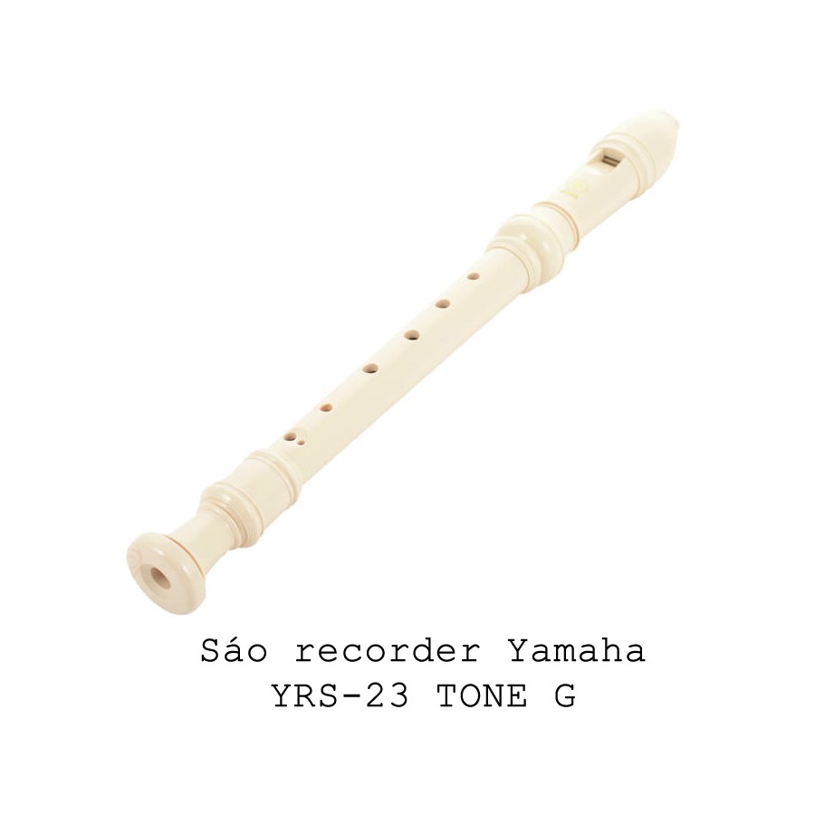 Tiêu Recorder Yamaha YRS-23 Tone G Màu Ngà