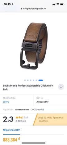 THẮT LƯNG LEVIS SIÊU CHẤT