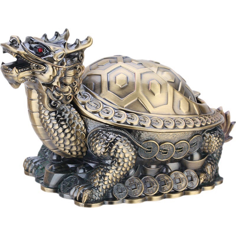 Gạt tàn Tỳ hưu Long Quy phong thuỷ trang trí Huydecor