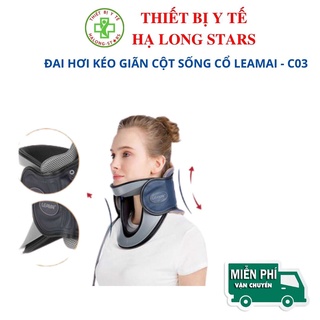 Đai hơi kéo giãn cột sống cổ  Leamai C03, giảm đau cổ vai gáy do thoát vị đệm, thoái hóa cổ, chấn thương [Halongstars]
