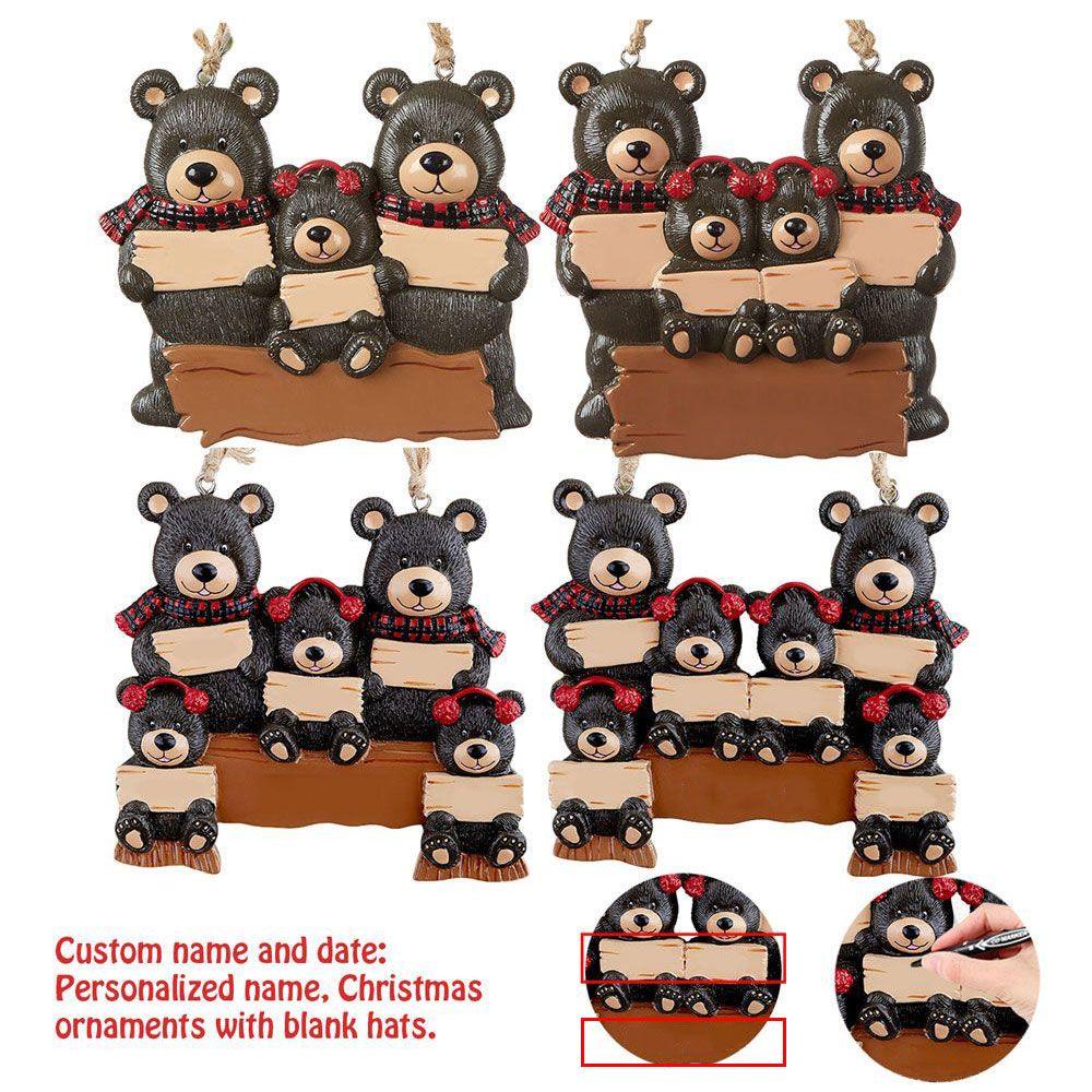 YNATURAL Cây Thông Giáng Sinh Mới Gấu Gia Đình