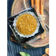 Hộp nhựa vuông XY12-12 đế đen đựng bánh trung thu 250gr