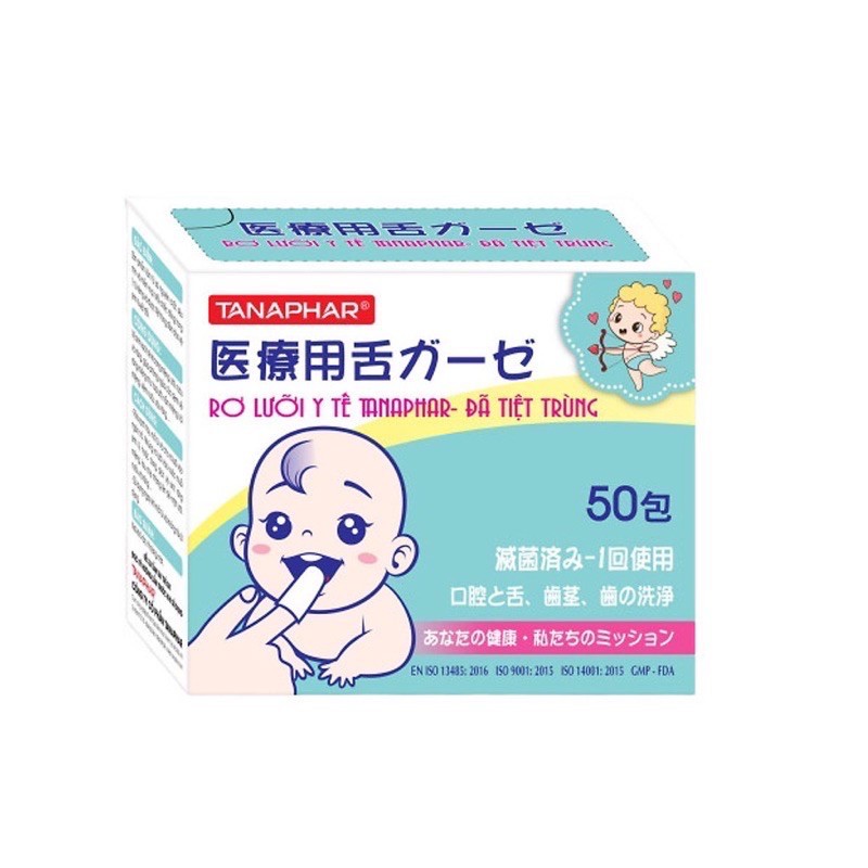 Gạc Rơ Lưỡi Trẻ Em Tiệt Trùng - Tiêu Chuẩn Xuất Nhật, An Toàn, Sạch Sẽ, Tiện Dụng Cho Mẹ - Kingler 7040