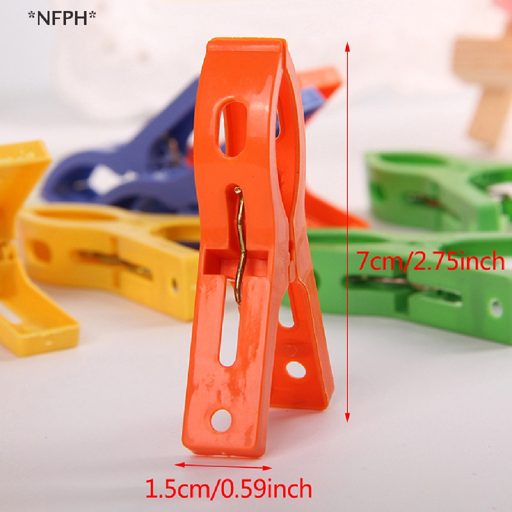 [NFPH] 8 Kẹp Nhựa Phơi Quần Áo Đi Biển Cỡ Lớn [Hot]