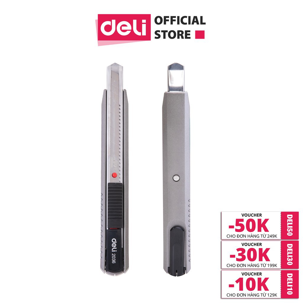 Dao rọc giấy kim loại Deli E2036