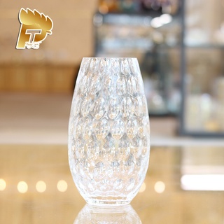 BÌNH HOA PHA LÊ MÀU TRẮNG DÀNH CHO NGƯỜI MỆNH KIM CAO 26 CM