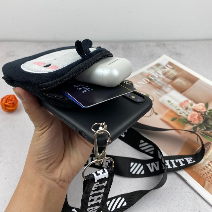 Ốp Lưng iPhone Kèm Ví Tiền 7/8/7Plus/8Plus/X/XS/XR/XSMax/11/11Pro/11ProMax - Mã TZAC240