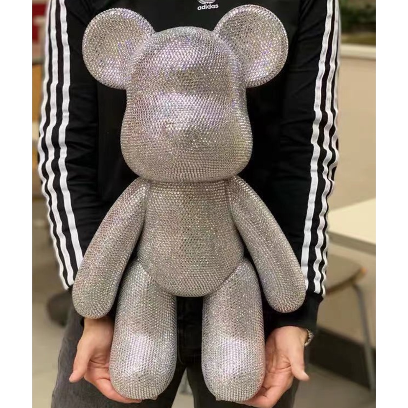 Gấu đính đá - Bearbrick size 34 handmade siêu xinh cho mọi lứa tuổi nhiều màu