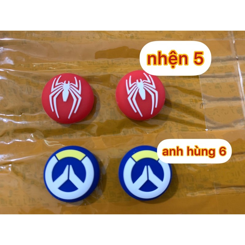 NÚM BỌC SIÊU ANH HÙNG   Nút Bọc Cần Analog PS4 / NS Pro / Xbox One / 360 / GameSir