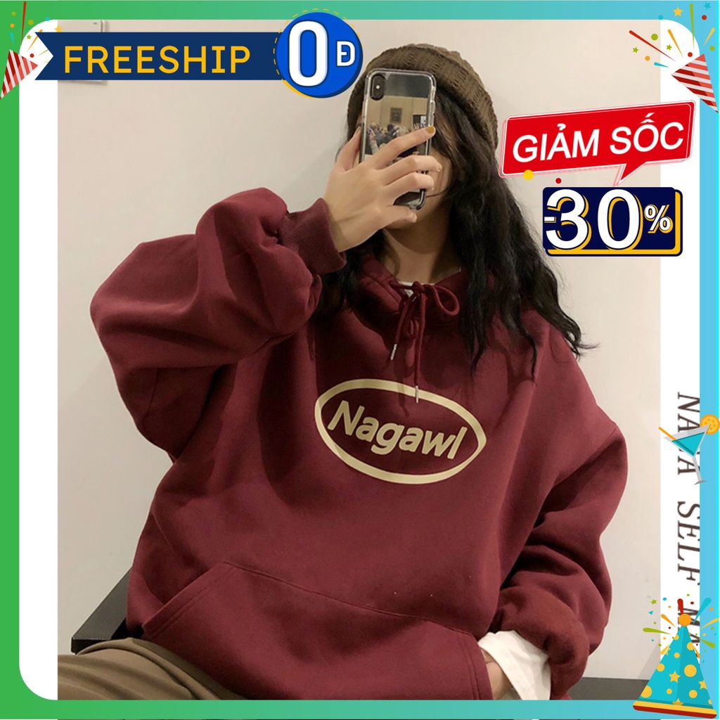 Áo Nỉ Hoodie Ovesize In Chữ Phong Cách Hàn Quốc Xinh Xắn Cho Nam Nữ | BigBuy360 - bigbuy360.vn