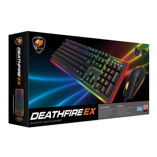 Combo Chuột Bàn phím COUGAR DEATHFIRE EX - BH 12T (đổi mới 1 đổi 1)