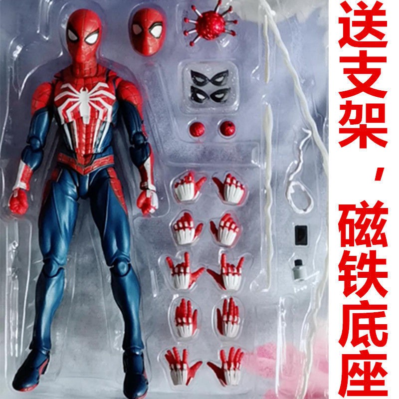 The Avengers Return of Heroes Expedition Các khớp của Iron Spiderman có thể làm quà tặng mô hình đồ chơi trẻ em làm bằng