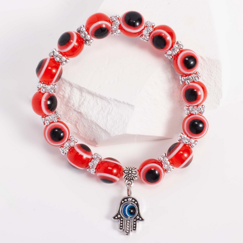 Vòng đeo tay RINHOO chuỗi hạt đá mắt quỷ đem lại may mắn thời trang dành cho cả nam và nữ