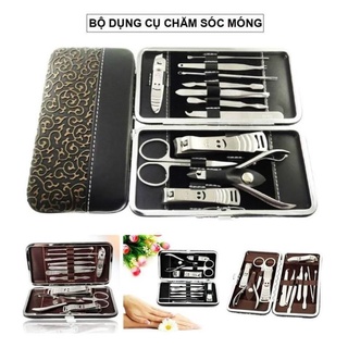 BỘ KIỀM MÓNG 12 MÓN KÈM HỘP ĐỰNG