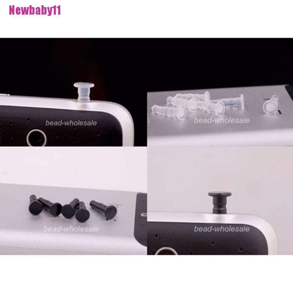 Set 100 Nút Cao Su Bịt Lỗ Cắm Tai Nghe Chống Bụi 3.5mm DIY