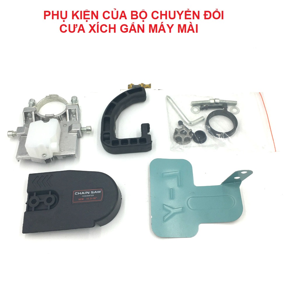 (HCM) Phụ Kiện Của Bộ Chuyển Đổi Cưa Xích Gắn Máy Mài - Phụ Kiện Đồ Gá Của Bộ Lam Xích Cưa Máy Mài