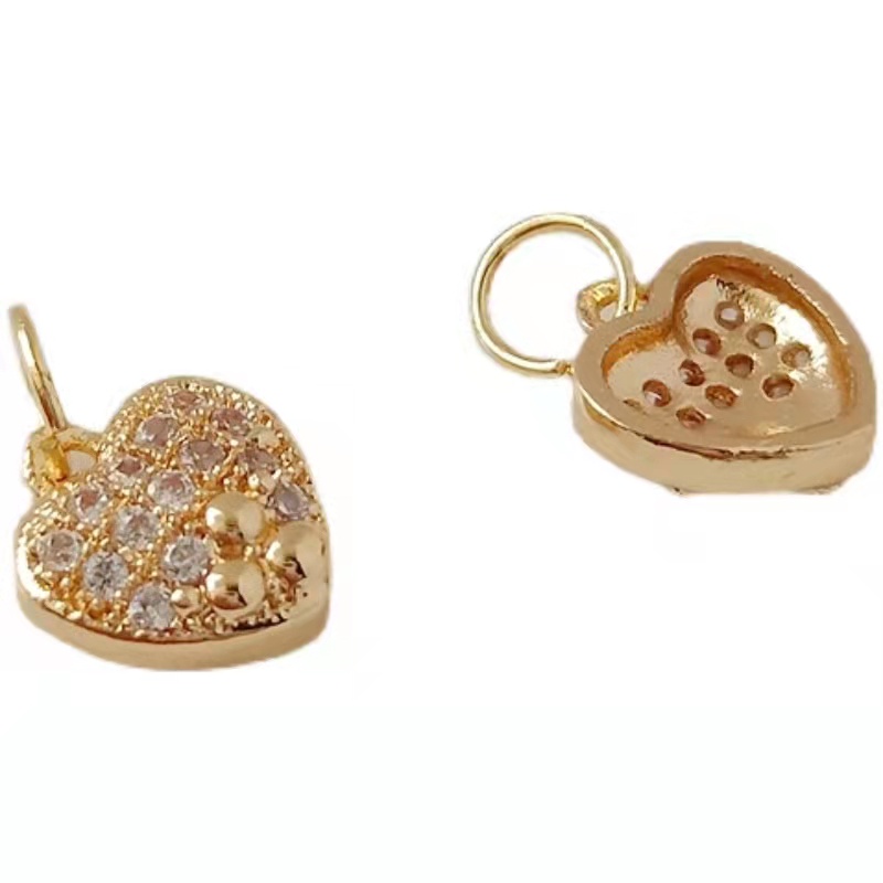 Mặt Dây Chuyền Trái Tim Mạ Vàng 14K Dễ Thương