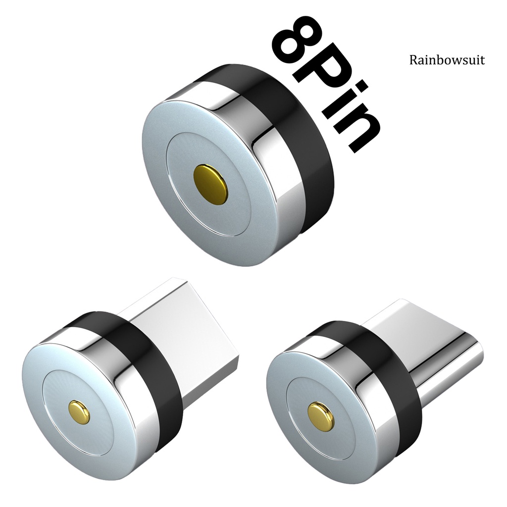 Dây Cáp Sạc Nhanh Từ Tính USB Type C Micro-USB 3A Thông Dụng Cho Điện Thoại Di Động