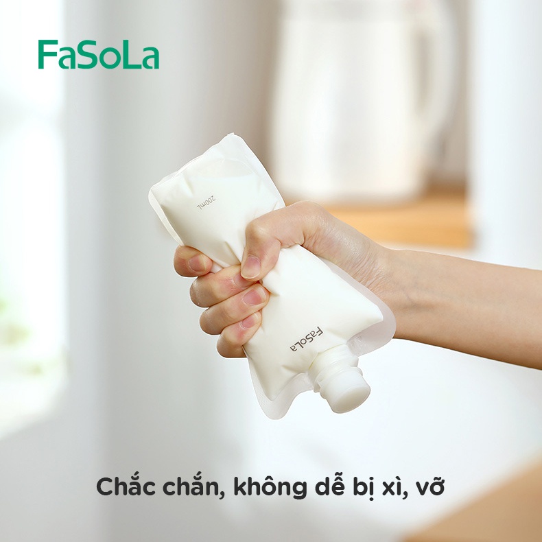 Túi đựng trà sữa, nước trái cây 200ml (10 túi) FASOLA FSLDZ-511