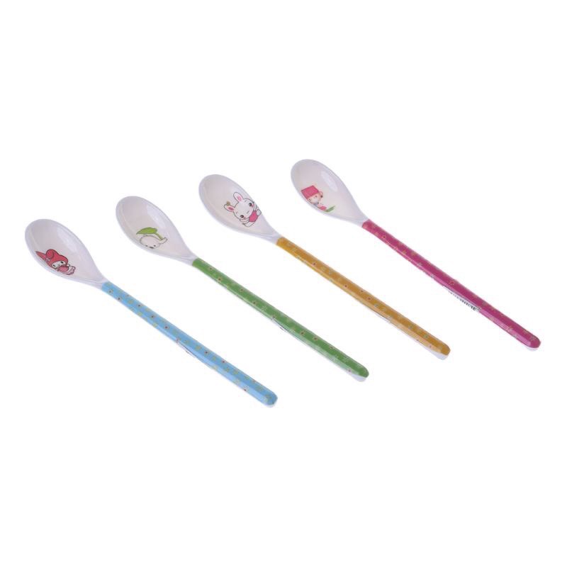 Thìa ăn dặm cán dài sâu lòng cho bé
