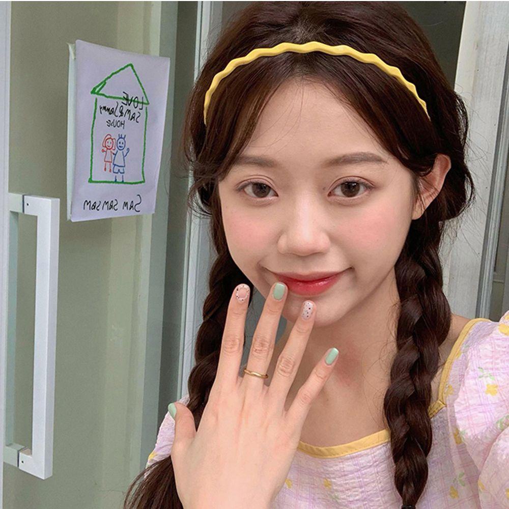 Băng Đô Cài Tóc Màu Kẹo Đơn Giản Phong Cách Nhật Bản Sang Trọng Cho Nữ