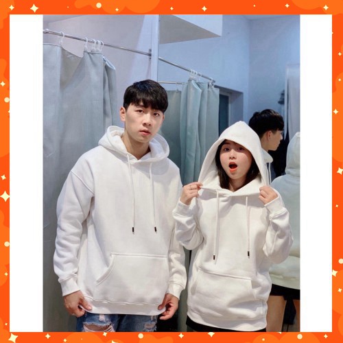 [ÁO ĐÔI CẶP] Áo khoác nỉ ngoại trơn-phản quang COUPLE nam nữ freesize dưới 60kg - nón chùm đầu 4 màu hot HK001 k | BigBuy360 - bigbuy360.vn
