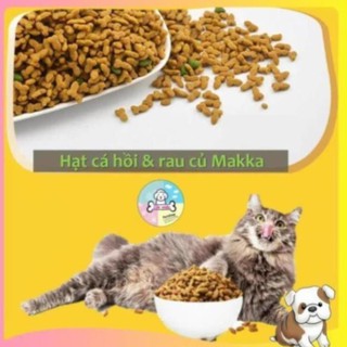 Hạt khô cho mèo vị cá hồi và rau củ Makka thơm ngon vị cá