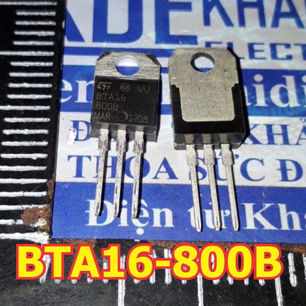 BTA16-800B TO-220 TRIAC 16A 800V (5 con) KDE0202