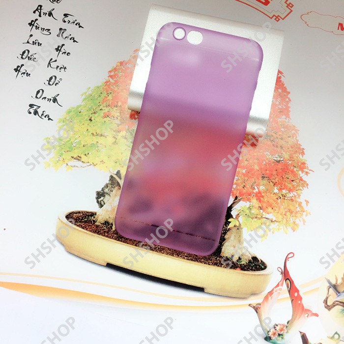 Ốp lưng mỏng giấy iphone 6 (tím)
