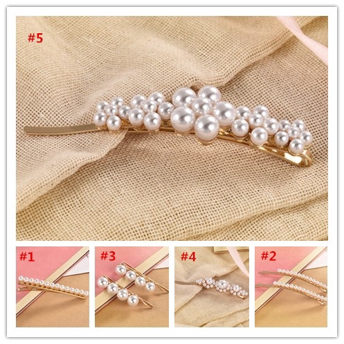 Kẹp tóc đính đá giả lấp lánh kiểu dáng dễ thương xinh xắn cho nữ