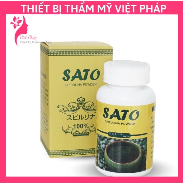 Tảo Xoắn Sato Dưỡng Da Làm Trắng Dạng Bột Nhật Bản