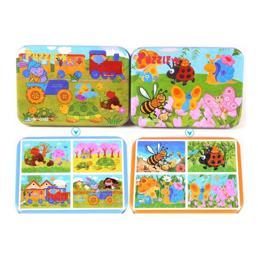 CHỌN HÌNH] Puzzle ghép hình tổng hợp combo 4 loại - 9 mảnh/ 12 mảnh/ 15 mảnh/ 20 mảnh