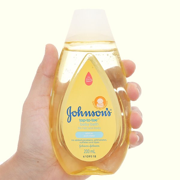 SỮA TẮM GỘI GOHNSONS TOP TO TOE LỌ 200ML