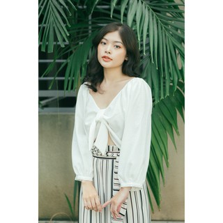 [thelegswork] Ririn Top | Áo thắt nơ ngực