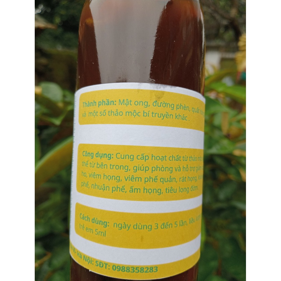 Quất Hồng Bì Ngâm Mật Ong, Đường Phèn Hũ 500ml