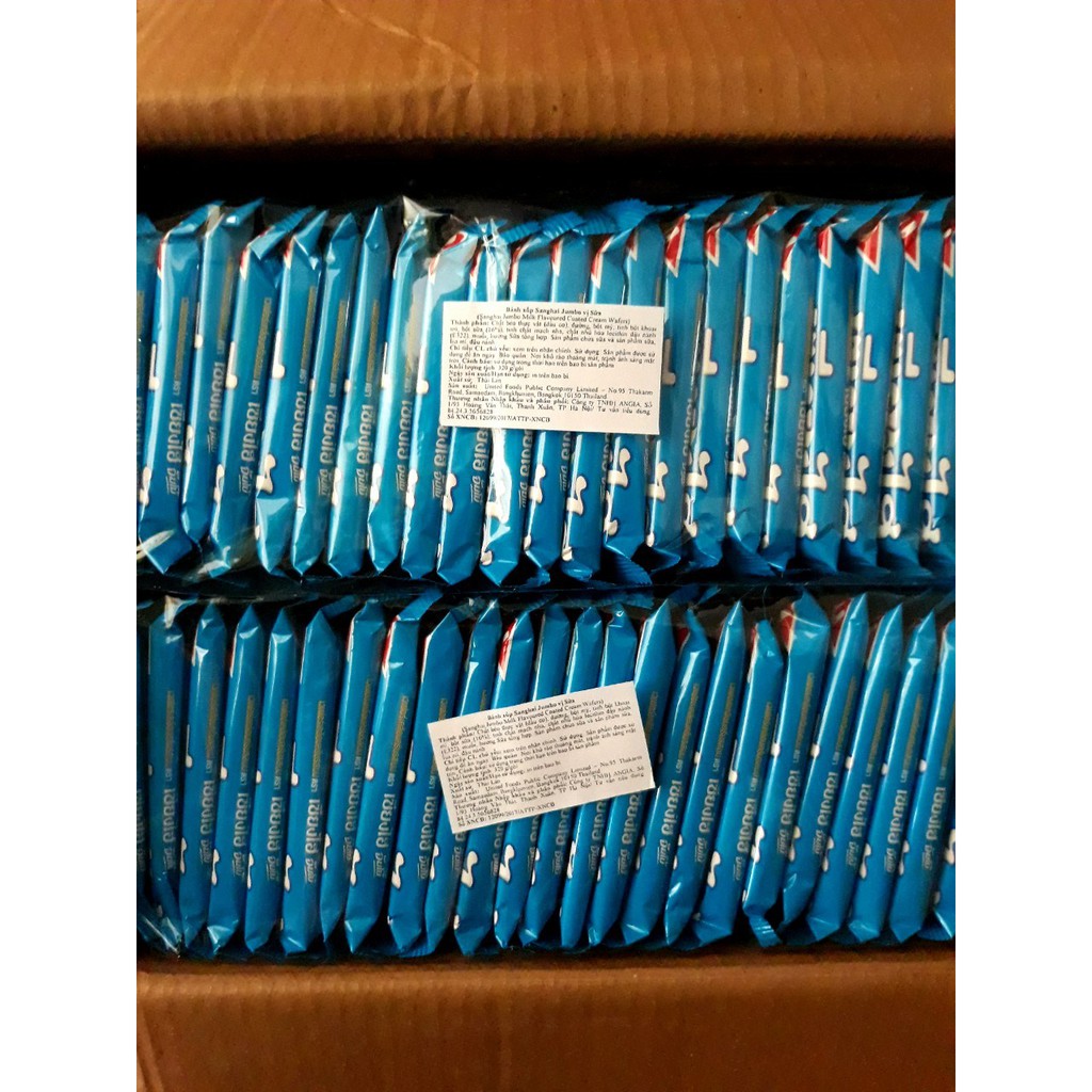 Bánh Xốp Sanghai Jumpo Vị Sữa - Vị Socola Gói 320g | BigBuy360 - bigbuy360.vn