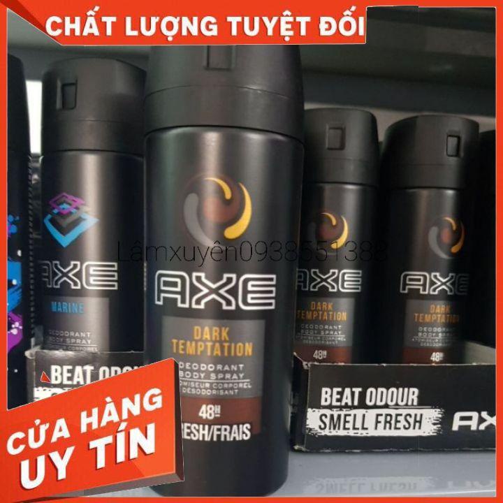 Xịt khử mùi AXE 150ml 48h dành cho nam giới Khử mùi hiệu quả,Giảm tiết mồ hôi Mùi hương đầy nam tính thu hút