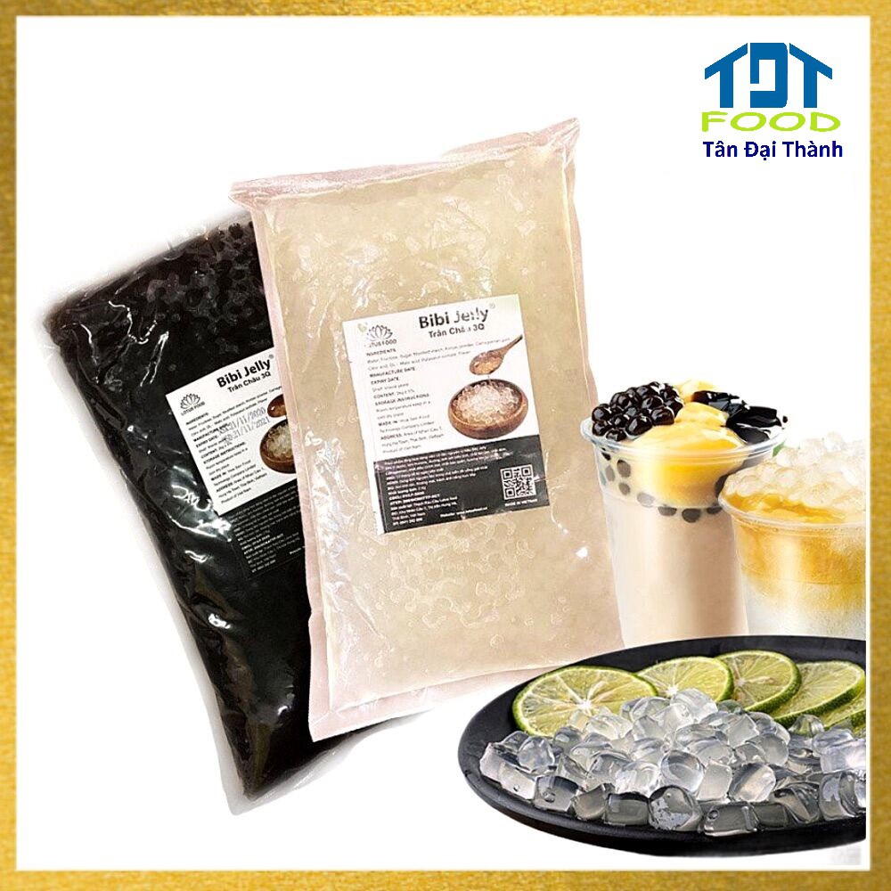 Trân Châu Ngọc Trai Trắng 3Q Bibi Jelly Dai Giòn - 2Kg