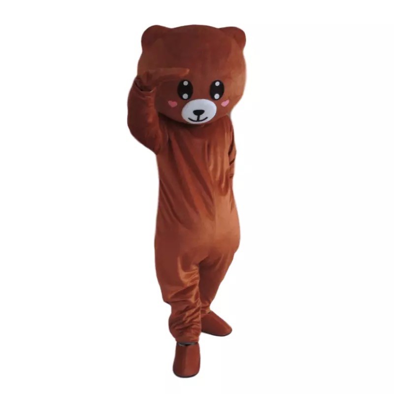 MASCOT BROWN ĐẦU TO 38CM