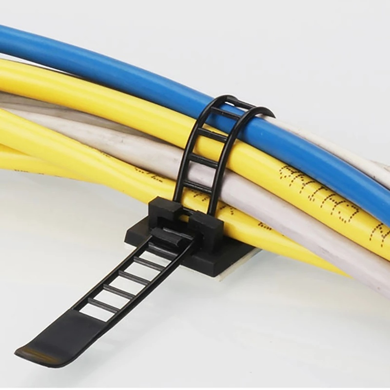 Dụng Cụ Kẹp Giữ Dây Cáp Sạc USB Dán Bàn Chất Lượng Cao Tiện Dụng
