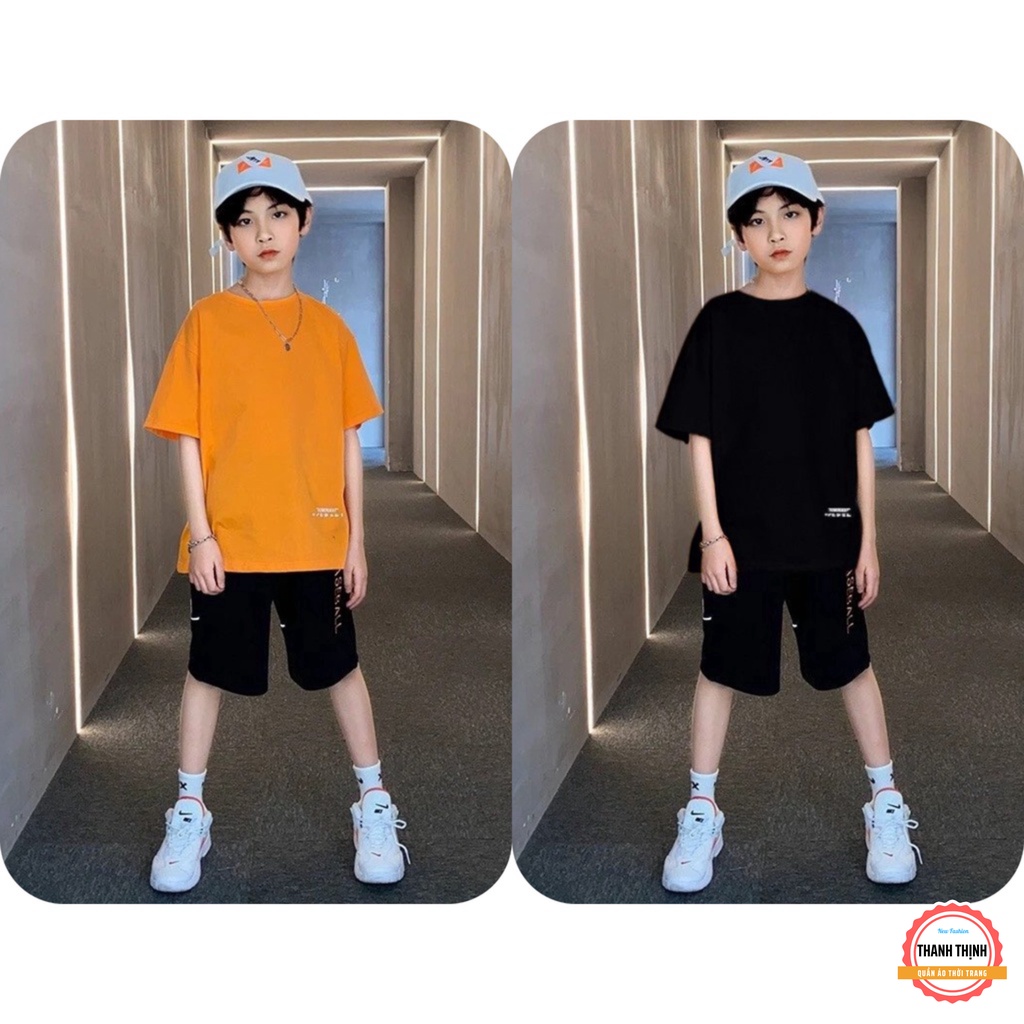 Set bộ quần áo trẻ em mùa hè dành cho bé trai 16-45KG mẫu BEAT THANH THINH