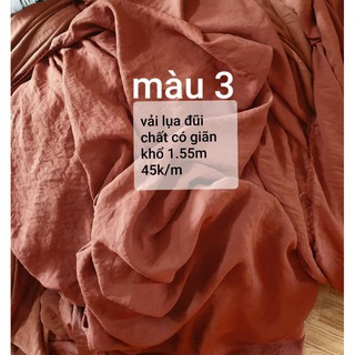 VẢI LỤA ĐŨI MÁT ( nt để chọn màu)