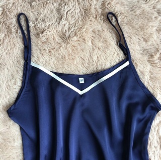 Bộ ngủ lụa 2 dây quần dài