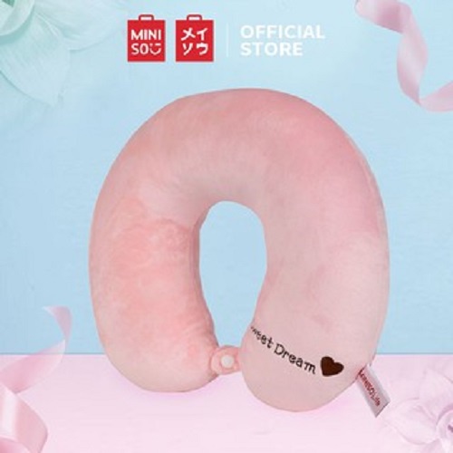 Gối kê cổ chữ U chống mỏi vai gáy Miniso tiện dụng cho người làm văn phòng/ đi du lịch