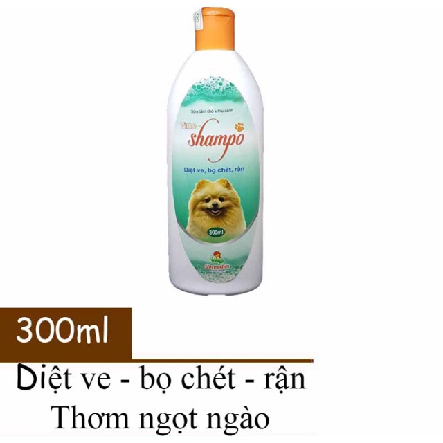 Sữa tắm trị ve rận cho chó mèo