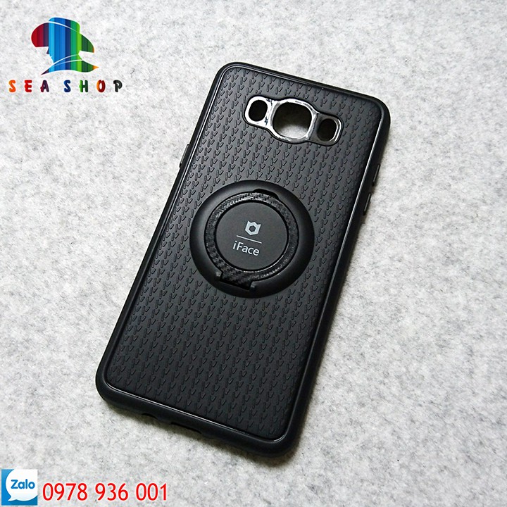 Ốp lưng Samsung Galaxy J5 2016 - J510 silicon kèm iRing hiệu iFace