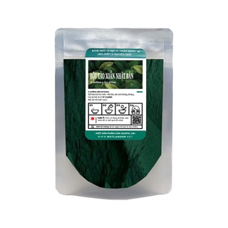 Bột Tảo xoắn nguyên chất Spirulina Nhật Organic 75Gr Handmade